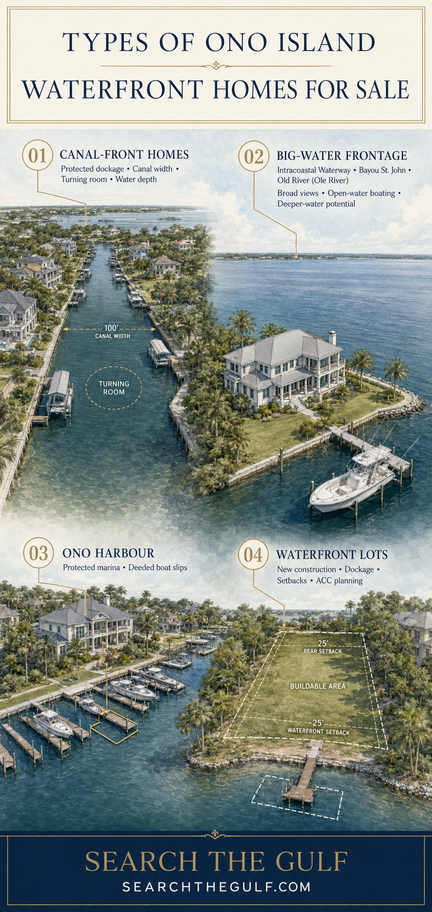 Ono Island Waterfront Homes For Sale Ono Island Waterfront Homes For Sale